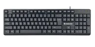 Клавиатура DEFENDER Daily HB-162 RU, USB, мембран.,104кл., черный
