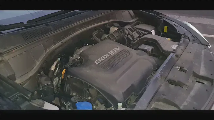 Hyundai Grand SantaFe DM рестайлинг D4HB проверка опор двигателя до их замены